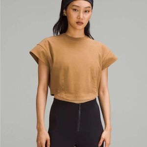 Lululemon Heavyweight Cotton Mock-Neck T-Shirt